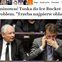PiS chce nominować Tuska do Ice Bucket Challenge, ale jest jeden problem (naTemat)